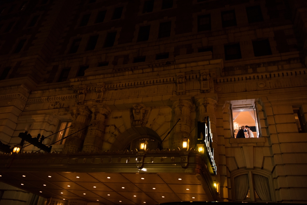 Belvedere Hotel WeddingNight Portrait - Philadelphia photographer