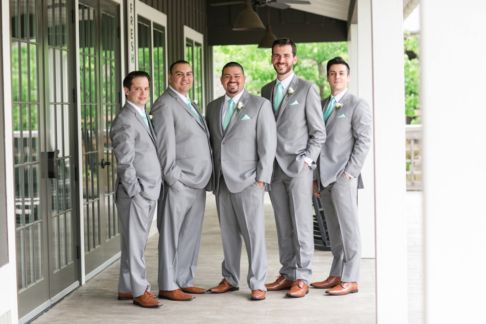 Bridal party at Chesapeake Bay Beach Club Wedding - Pronovias Bridal