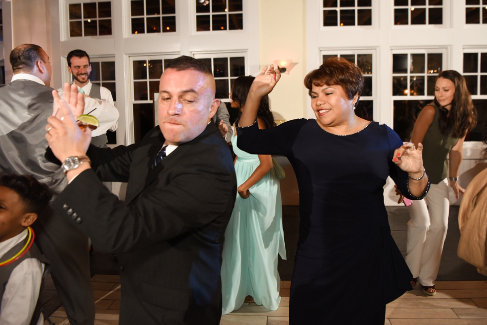 Chesapeake Bay Beach Club Wedding in Tavern Ballroom - Salvadoran Wedding Reception