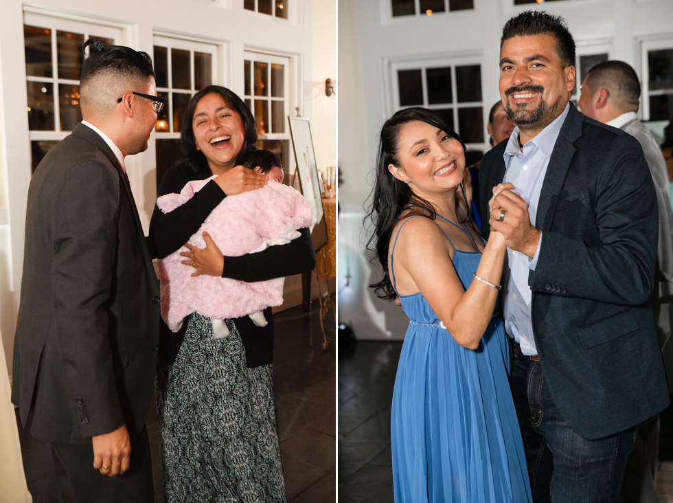 Chesapeake Bay Beach Club Wedding in Tavern Ballroom - Salvadoran Wedding Reception