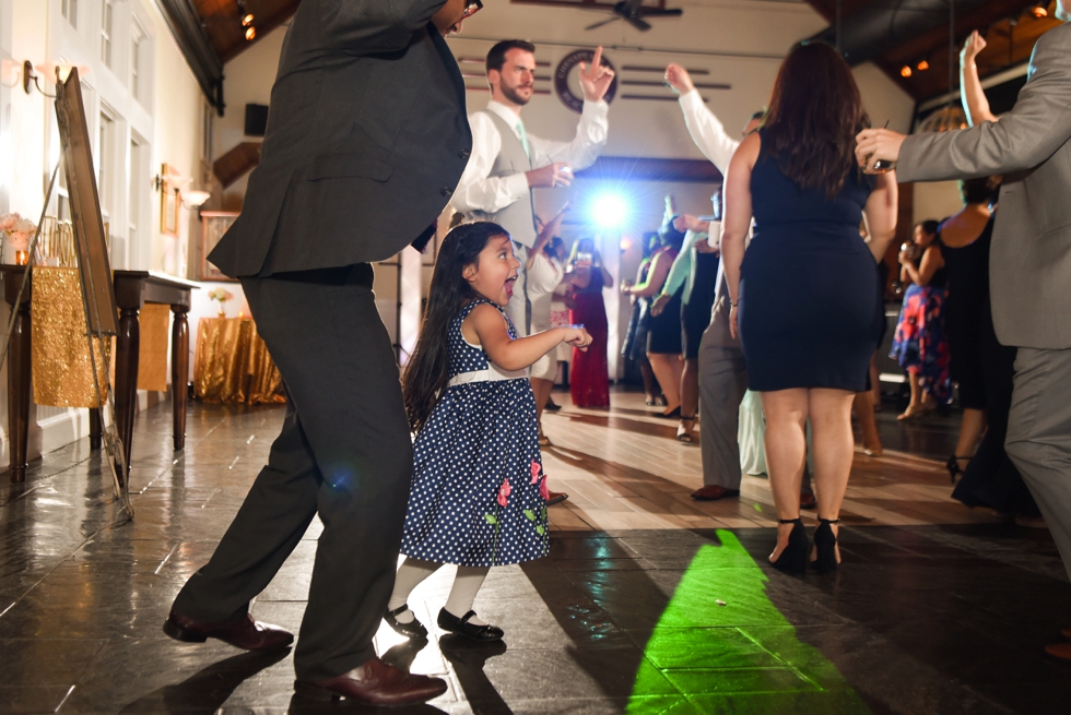 Chesapeake Bay Beach Club Wedding in Tavern Ballroom - Salvadoran Wedding Reception