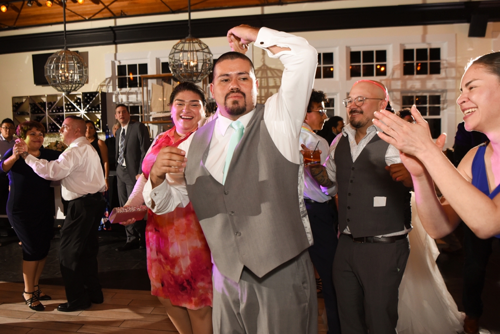 Chesapeake Bay Beach Club Wedding in Tavern Ballroom - Salvadoran Wedding Reception