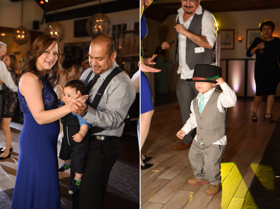 Chesapeake Bay Beach Club Wedding in Tavern Ballroom - Salvadoran Wedding Reception