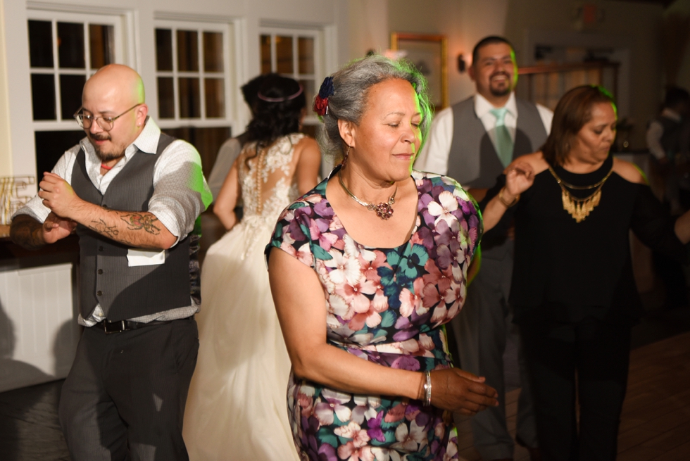 Chesapeake Bay Beach Club Wedding in Tavern Ballroom - Salvadoran Wedding Reception