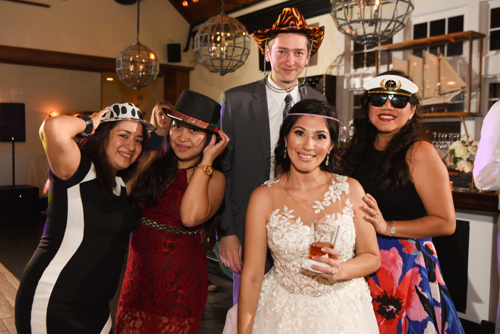 Chesapeake Bay Beach Club Wedding in Tavern Ballroom - Salvadoran Wedding Reception