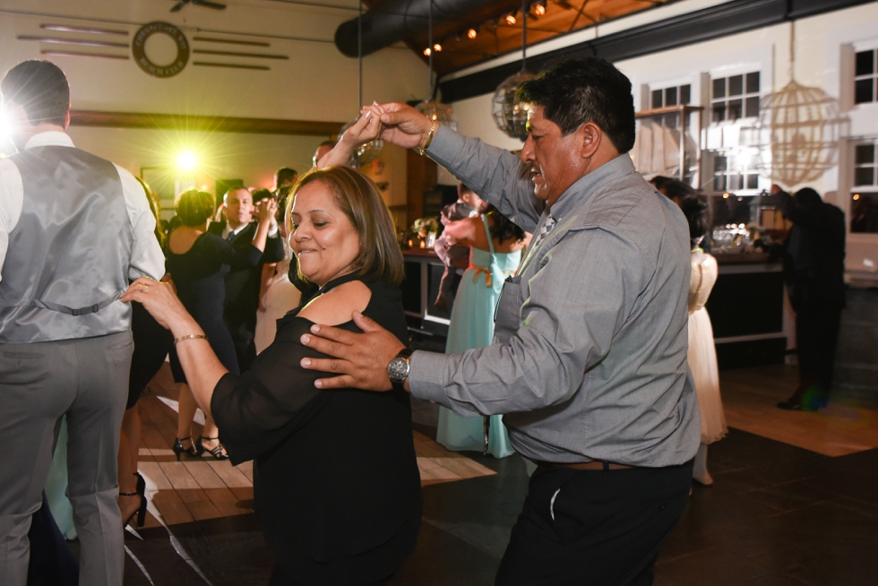 Chesapeake Bay Beach Club Wedding in Tavern Ballroom - Salvadoran Wedding Reception