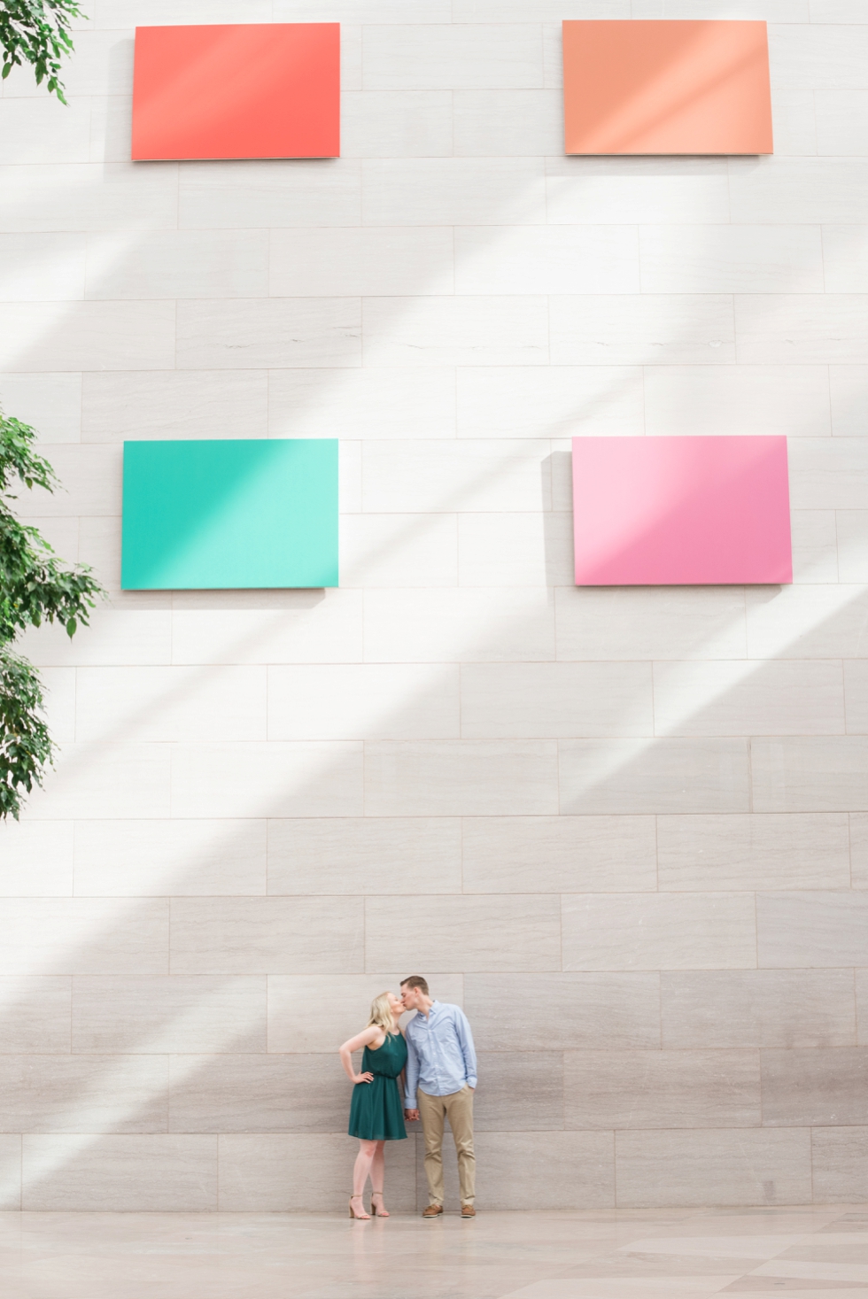 National Gallery of Art Washington DC Engagement session