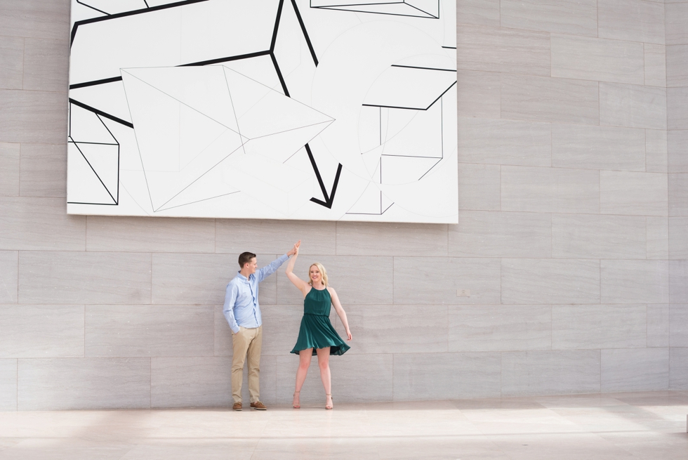 National Gallery of Art Washington DC Engagement session