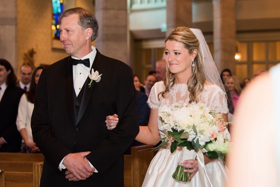 Towson Maryland Wedding Ceremony at Immaculate Conception Church