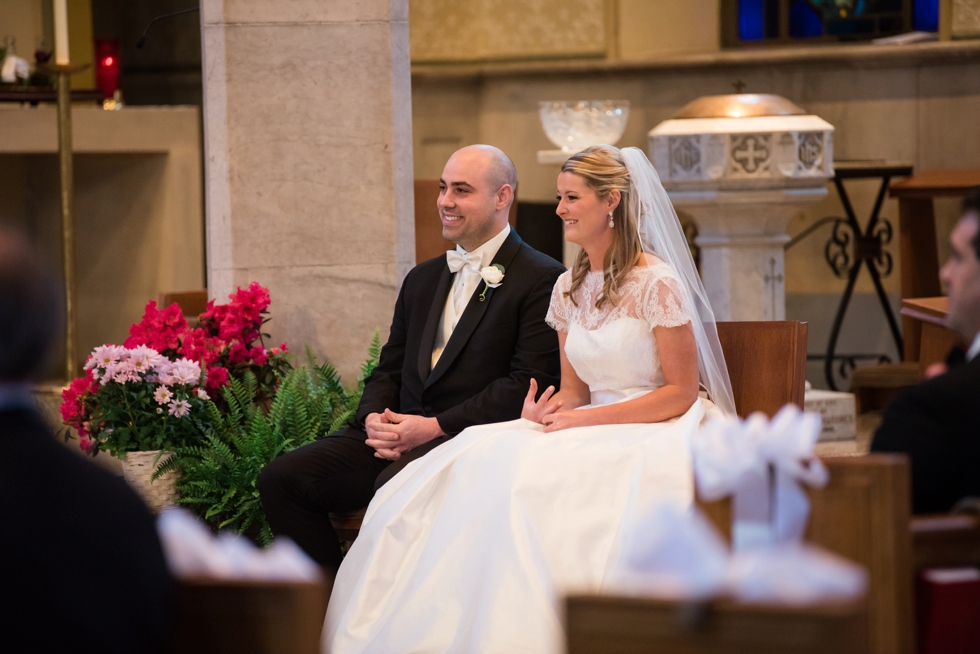 Towson Maryland Wedding Ceremony at Immaculate Conception Church