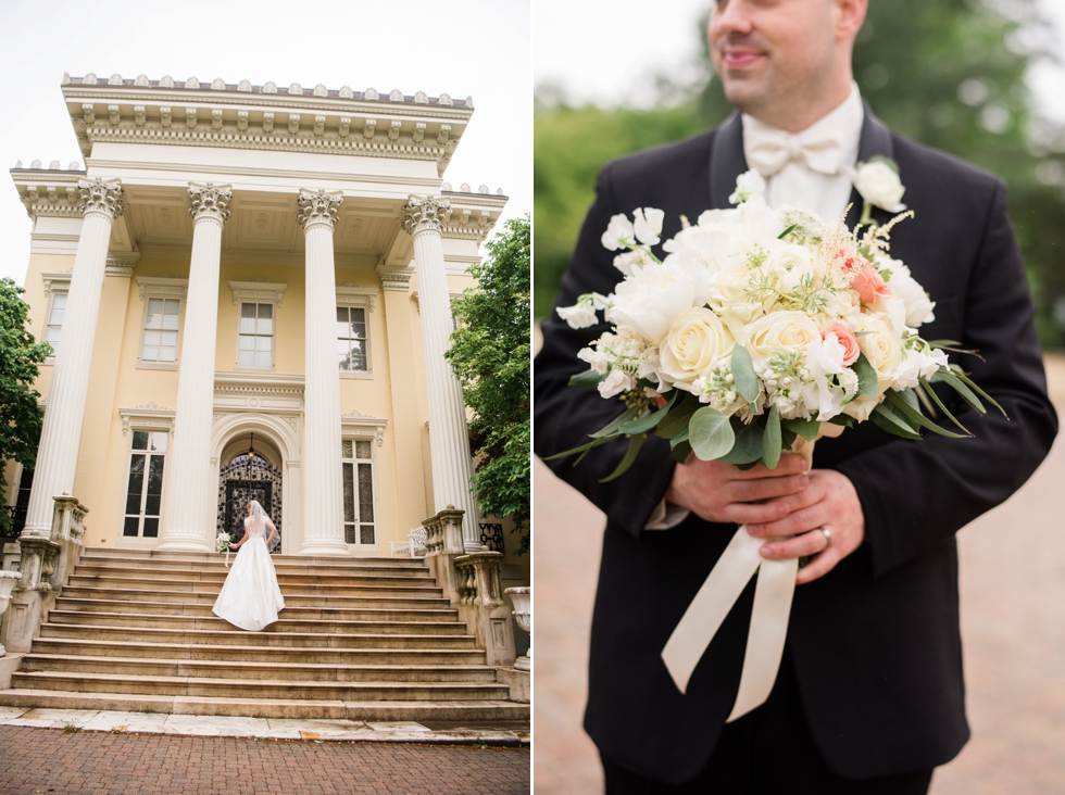 Evergreen Museum Wedding Photographs - Garnish Boutique