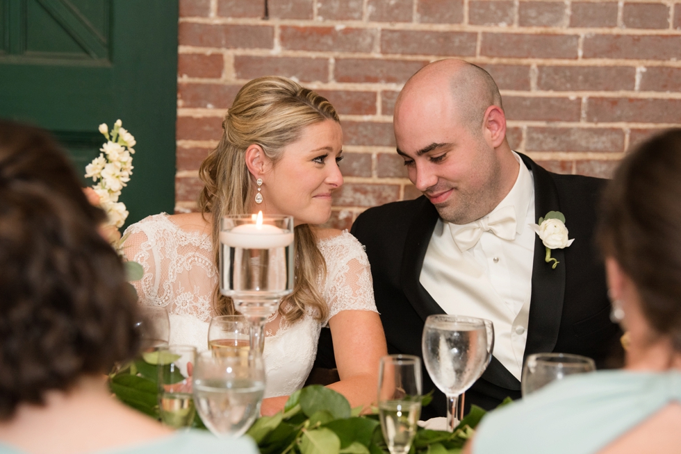 Baltimore Maryland Wedding Reception Toasts at Evergreen Museum