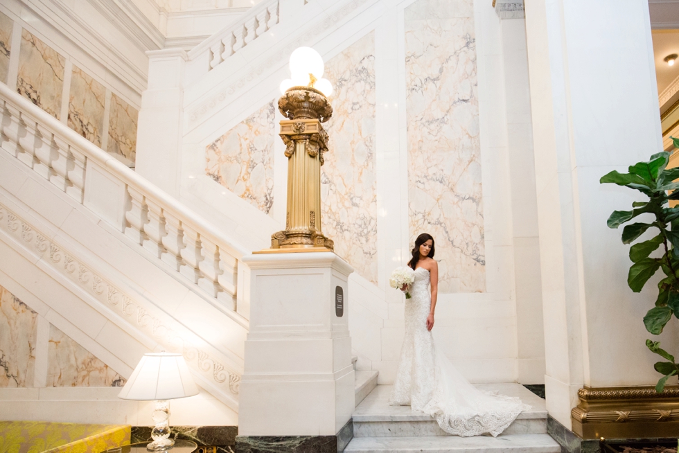 Hotel Monaco Wedding Photos - Madison James Bridal Gown