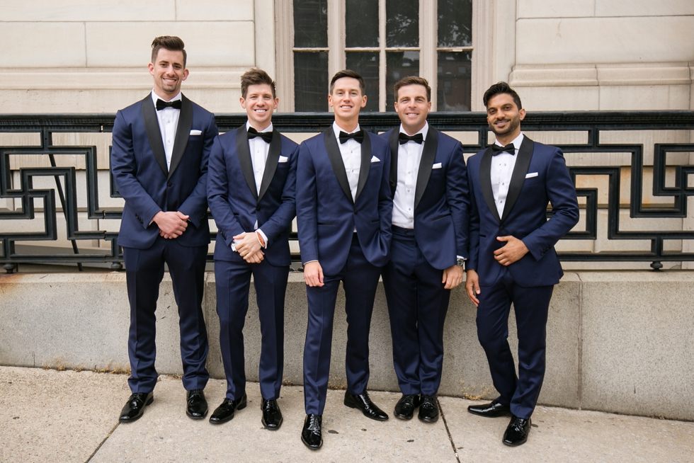 Mount Vernon Wedding Photographers - Donovan England Tux - Madison James Bridal Gown