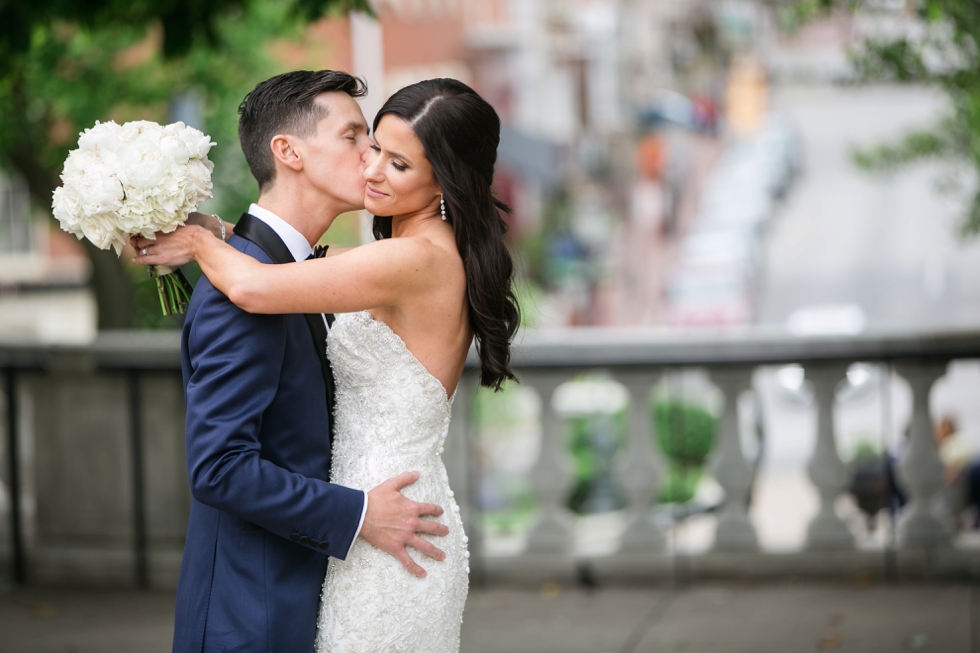 Mount Vernon Wedding Photography - Peabody Library Wedding Portraits