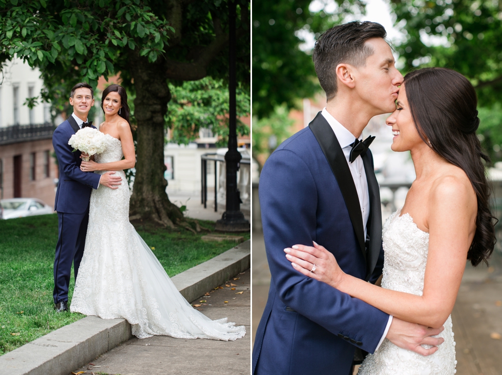 Mount Vernon Wedding Photography - Peabody Library Wedding Portraits