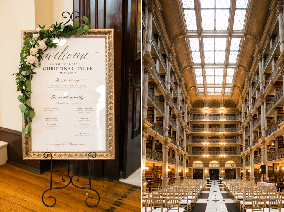 George Peabody Library Wedding Photography - Johns Hopkins University Private Events