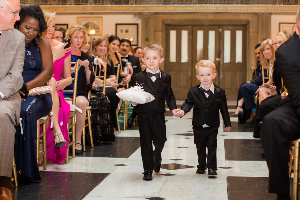 George Peabody Library Wedding Ceremony - Crimson and Clover Floral Design