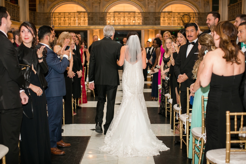 George Peabody Library Wedding Ceremony - Crimson and Clover Floral Design