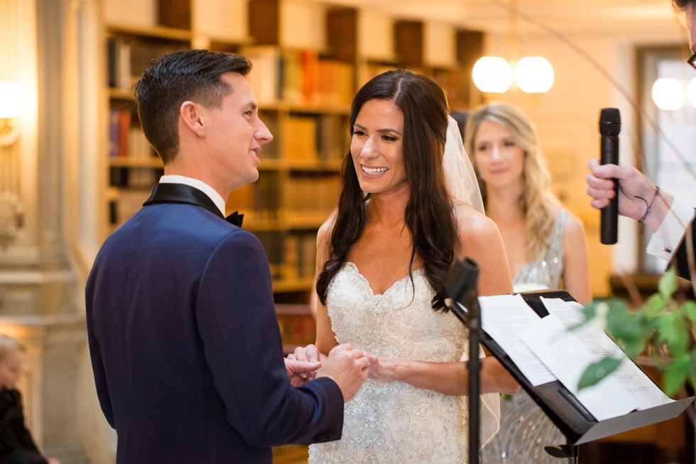 George Peabody Library Wedding Ceremony - Crimson and Clover Floral Design