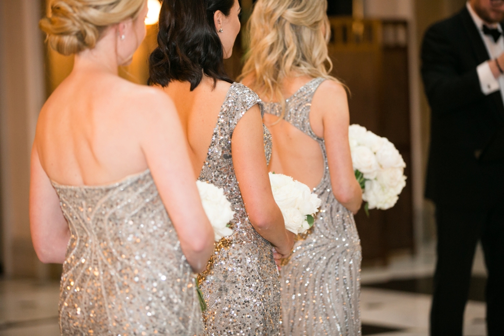 George Peabody Library Wedding Ceremony - Crimson and Clover Floral Design