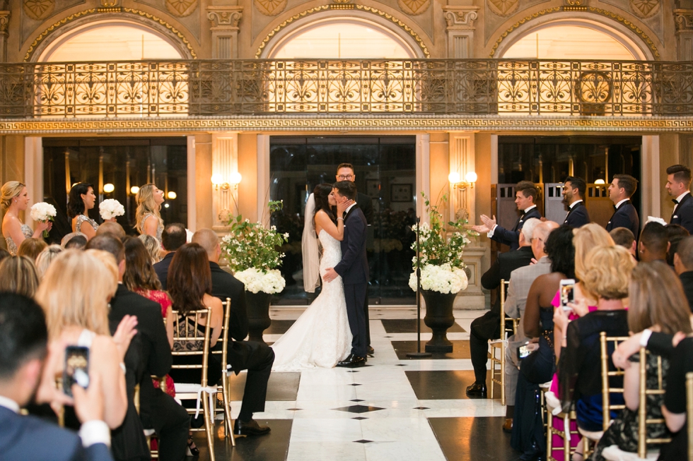 George Peabody Library Wedding Ceremony - Crimson and Clover Floral Design