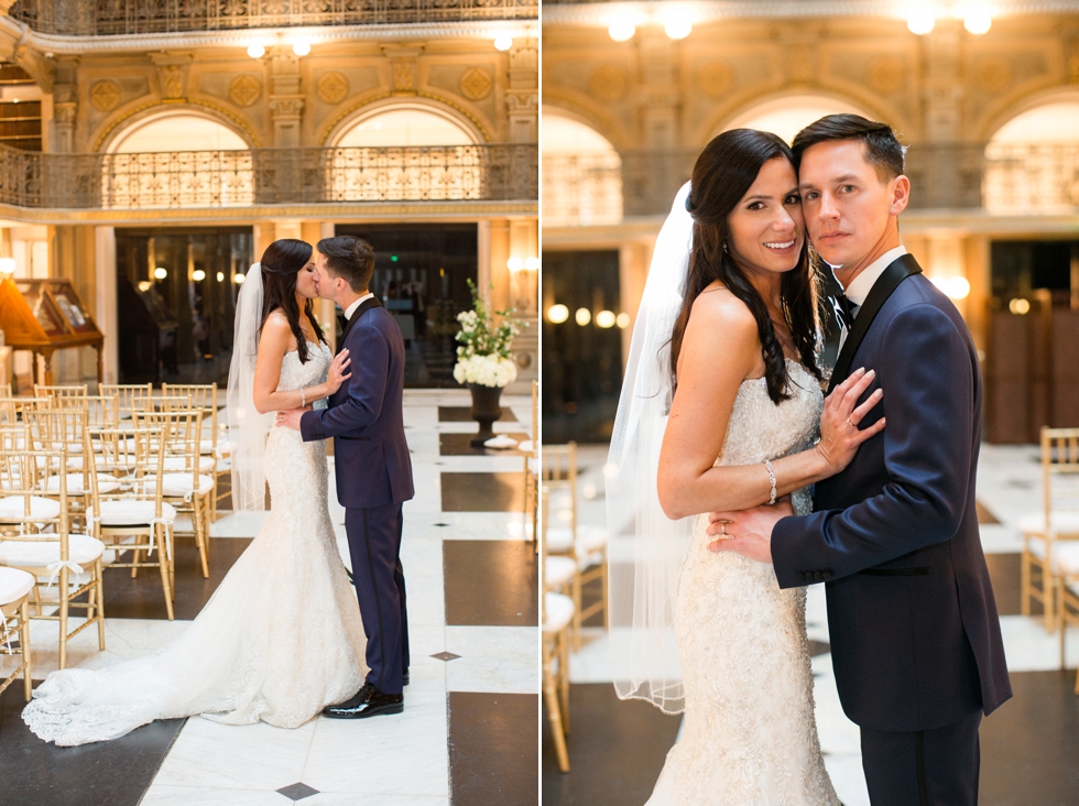 George Peabody Library Wedding Reception in Baltimore Maryland