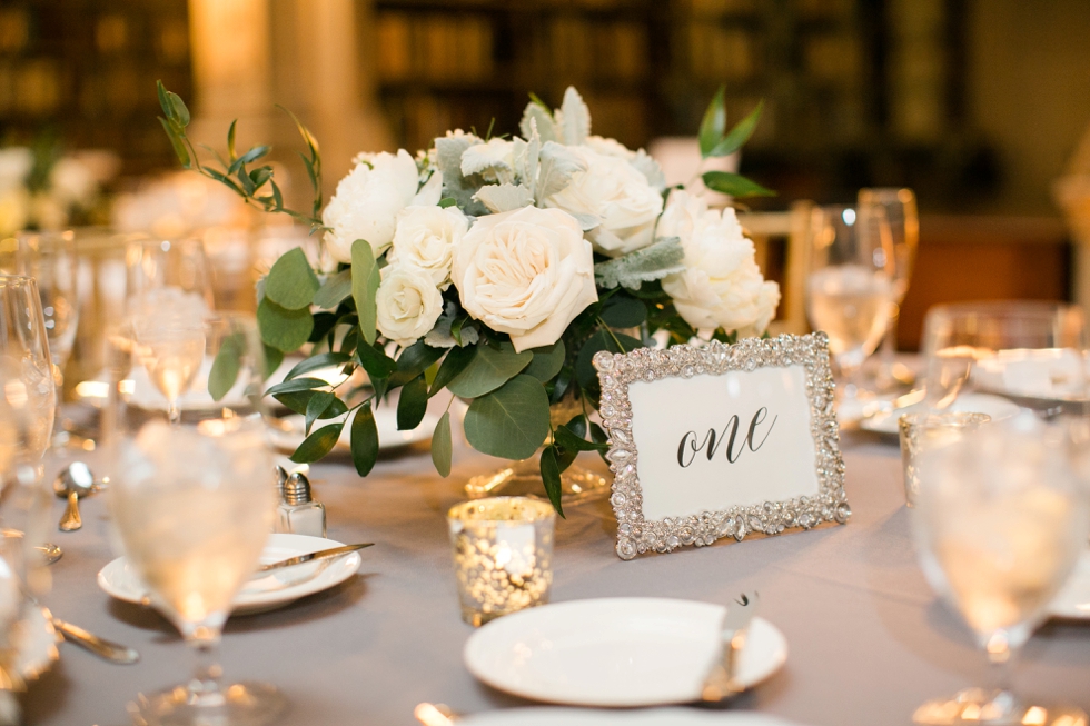 Peabody Library Wedding in Baltimore MD - Crimson and Clover Floral Design