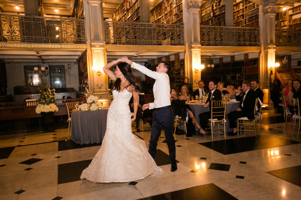 George Peabody Library Wedding Reception - Mixing Maryland DJ