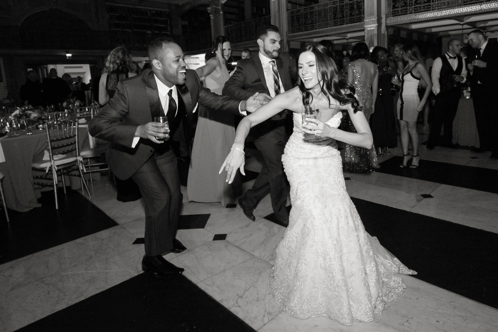 George Peabody Library Wedding Reception in Baltimore Maryland