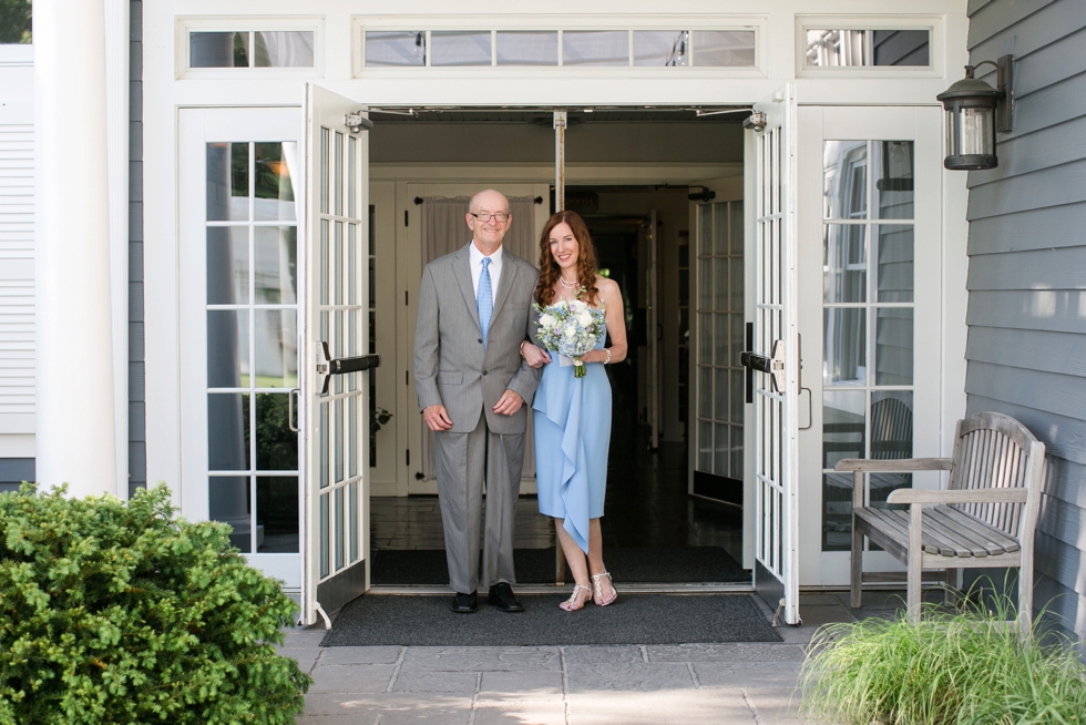 Chesapeake bay Beach Club Intimate Wedding - Little Shop of Flowers