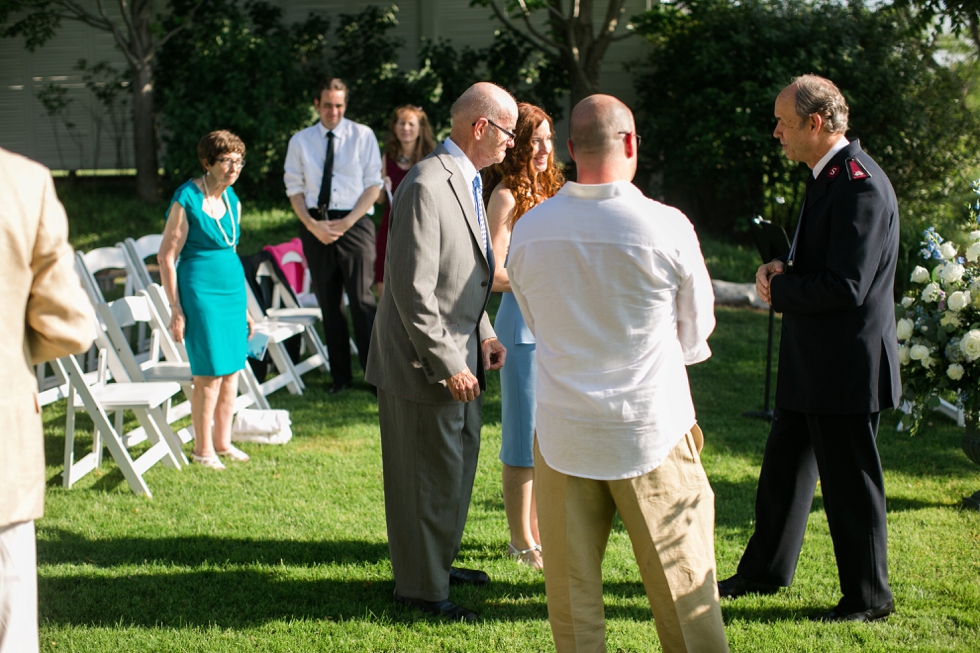 Chesapeake bay Beach Club Intimate Wedding Ceremony