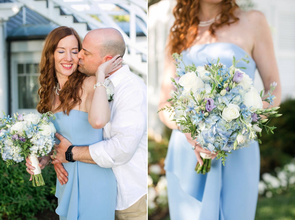 Chesapeake bay Beach Club Intimate Wedding Ceremony