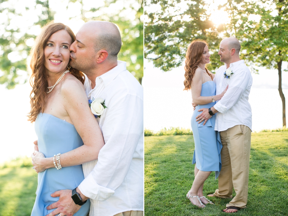 Chesapeake Bay Beach Intimate Wedding - Maryland Elopement