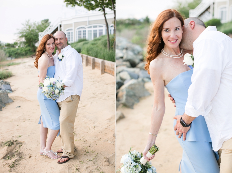 Chesapeake Bay Beach Intimate Wedding - Eastern Shore Elopement