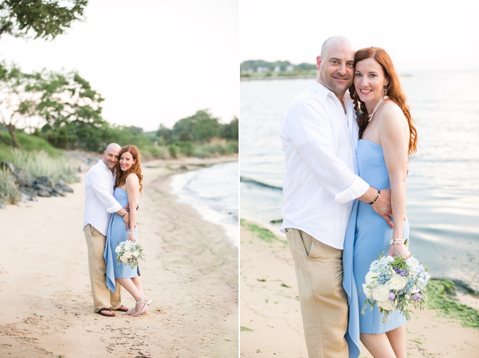 Chesapeake Bay Beach Intimate Wedding - Eastern Shore Elopement