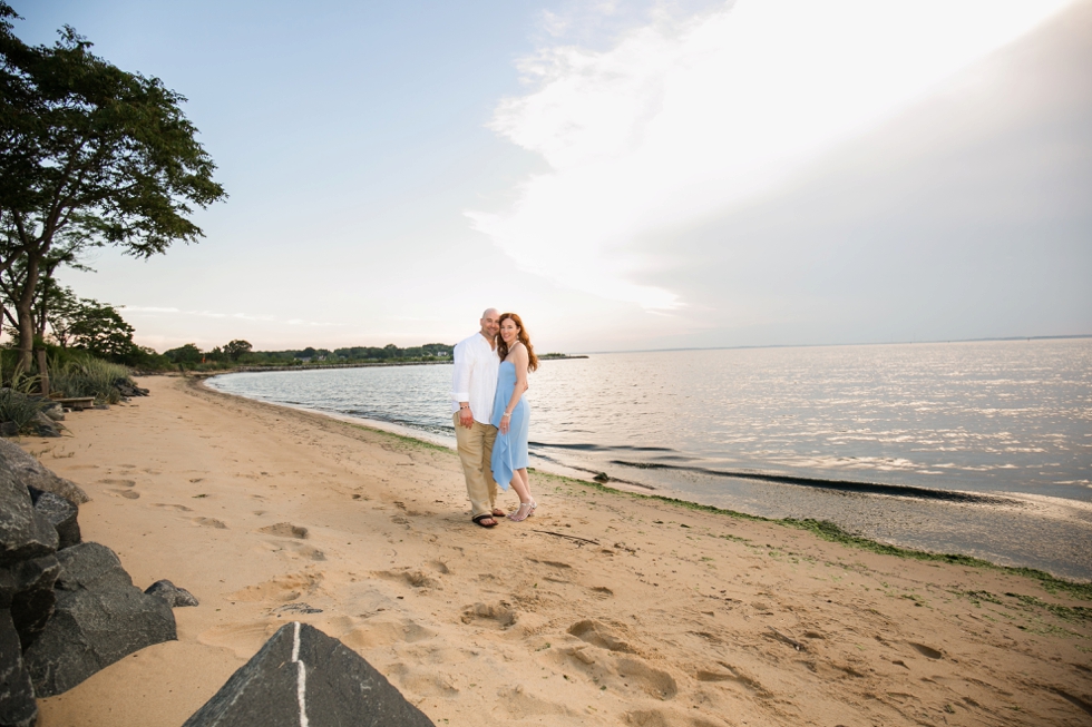 Chesapeake Bay Beach Intimate Wedding - Maryland Elopement