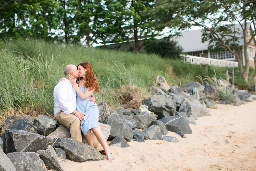 Chesapeake Bay Beach Intimate Wedding - Maryland Elopement