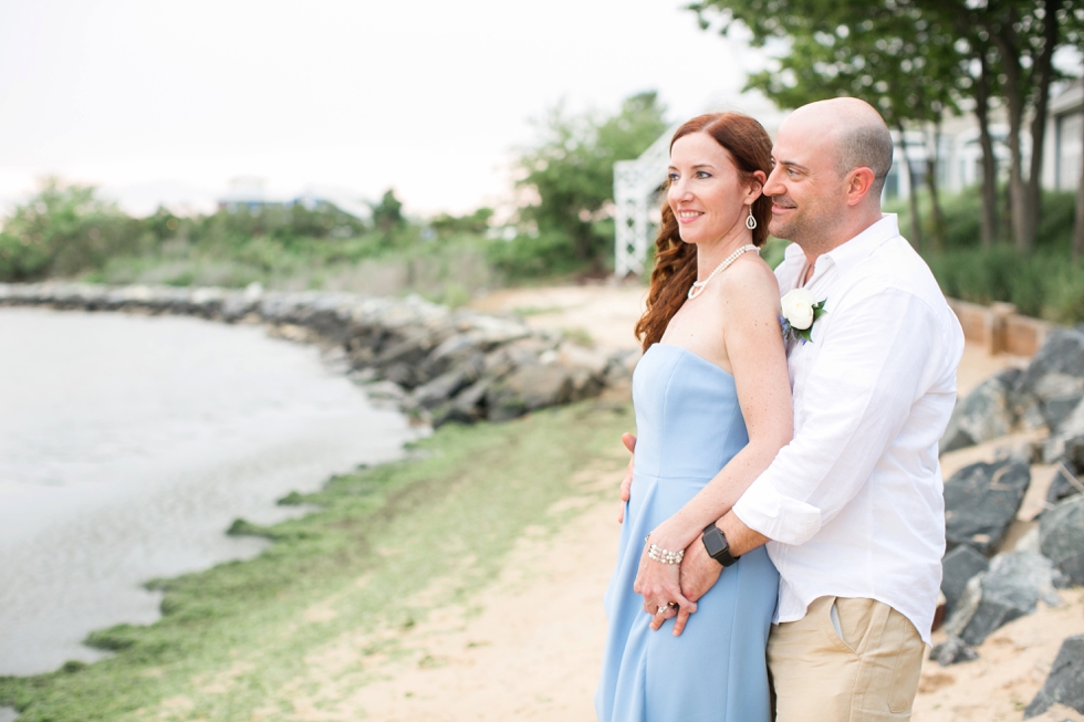 Chesapeake Bay Beach Intimate Wedding - Maryland Elopement