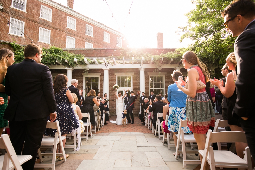 Tidewater Inn Easton Maryland Wedding Ceremony