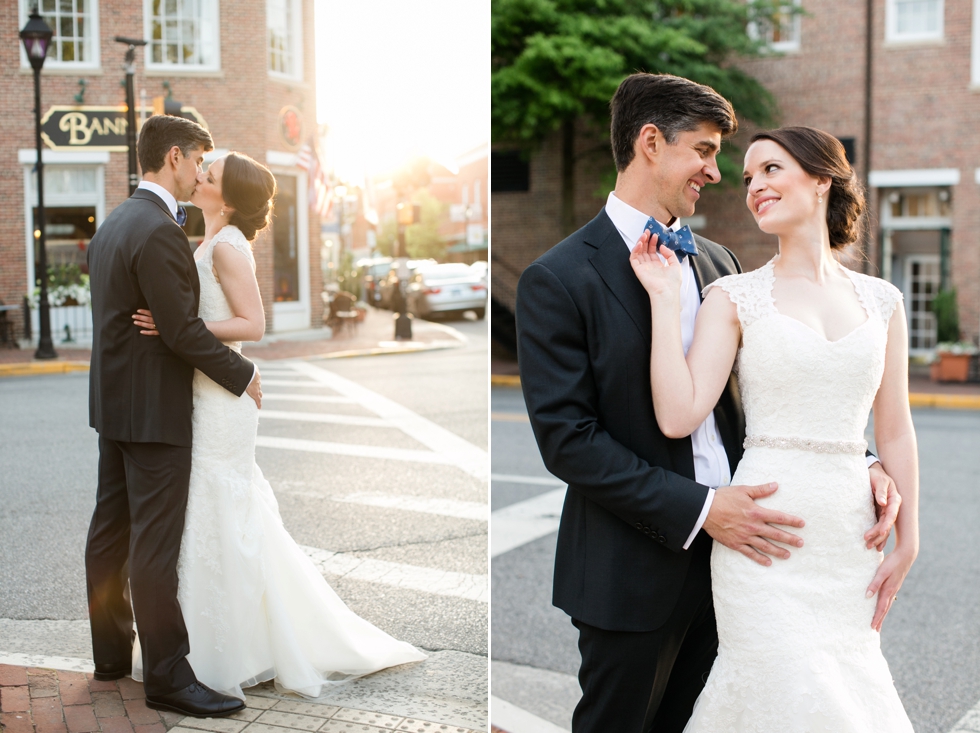 Easton Maryland Sunset Wedding Photographer - Tidewater Inn