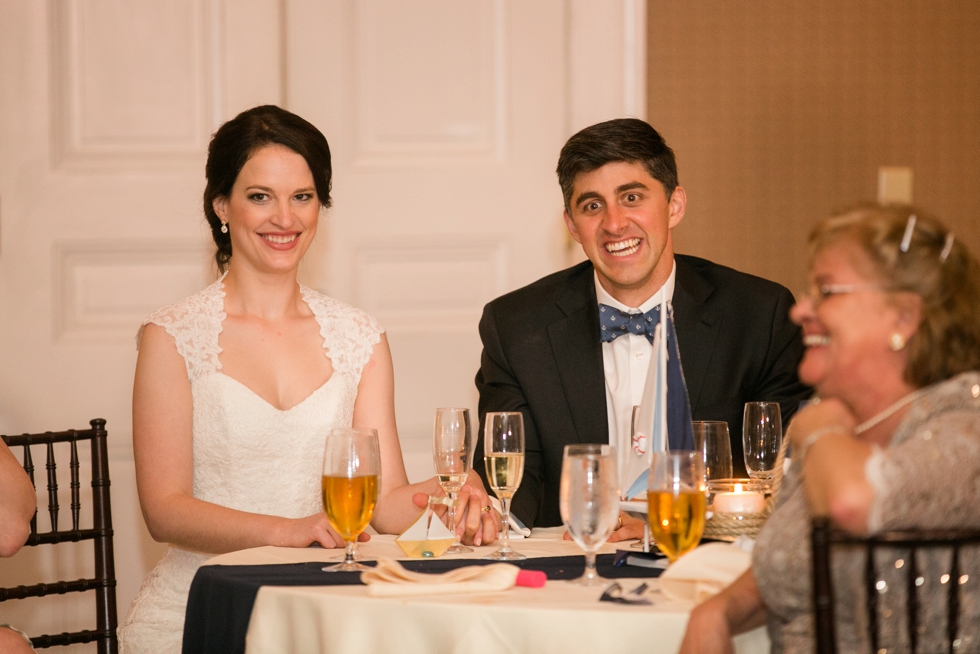 Tidewater Inn Gold Room Wedding Reception in Easton maryland