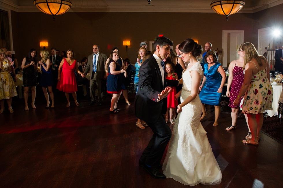 Tidewater Inn Gold Room Wedding Reception in Easton maryland