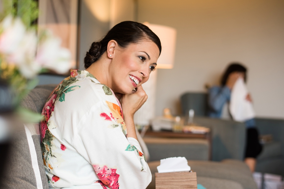 Loews Hotel Bridal Prep - Wedding Photographer in Philadelphia