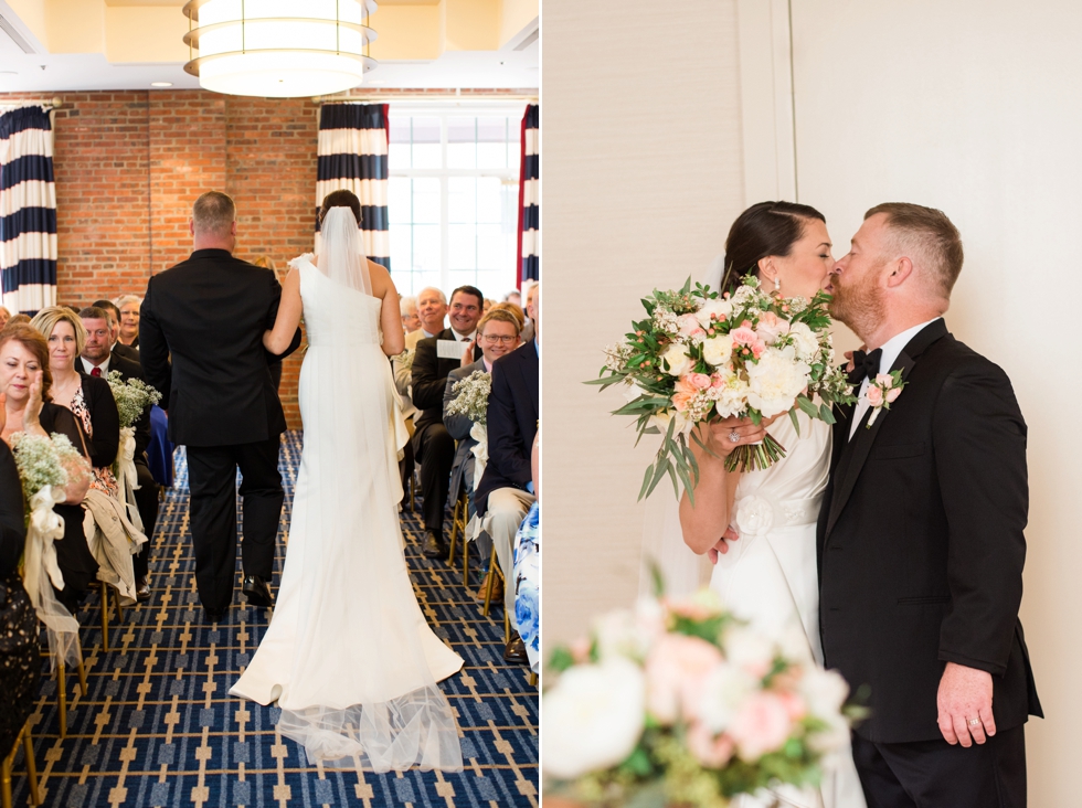 Loews Hotel Powerhouse Wedding Ceremony - Philadelphia Wedding Photography