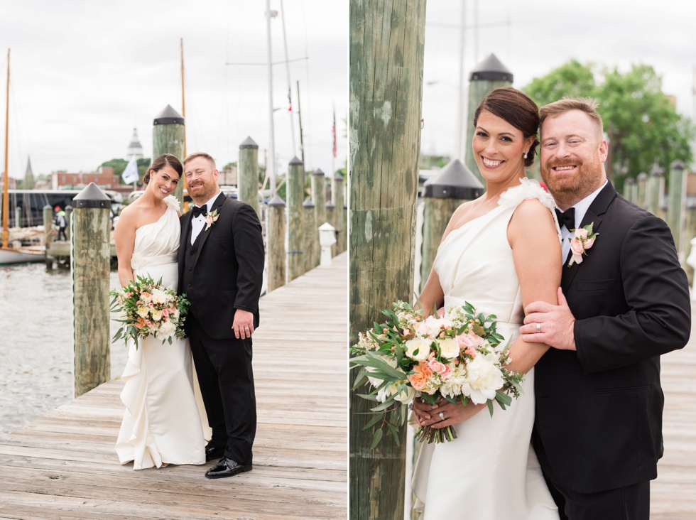 Annapolis City Dock Wedding Party - Philly Wedding Photographers