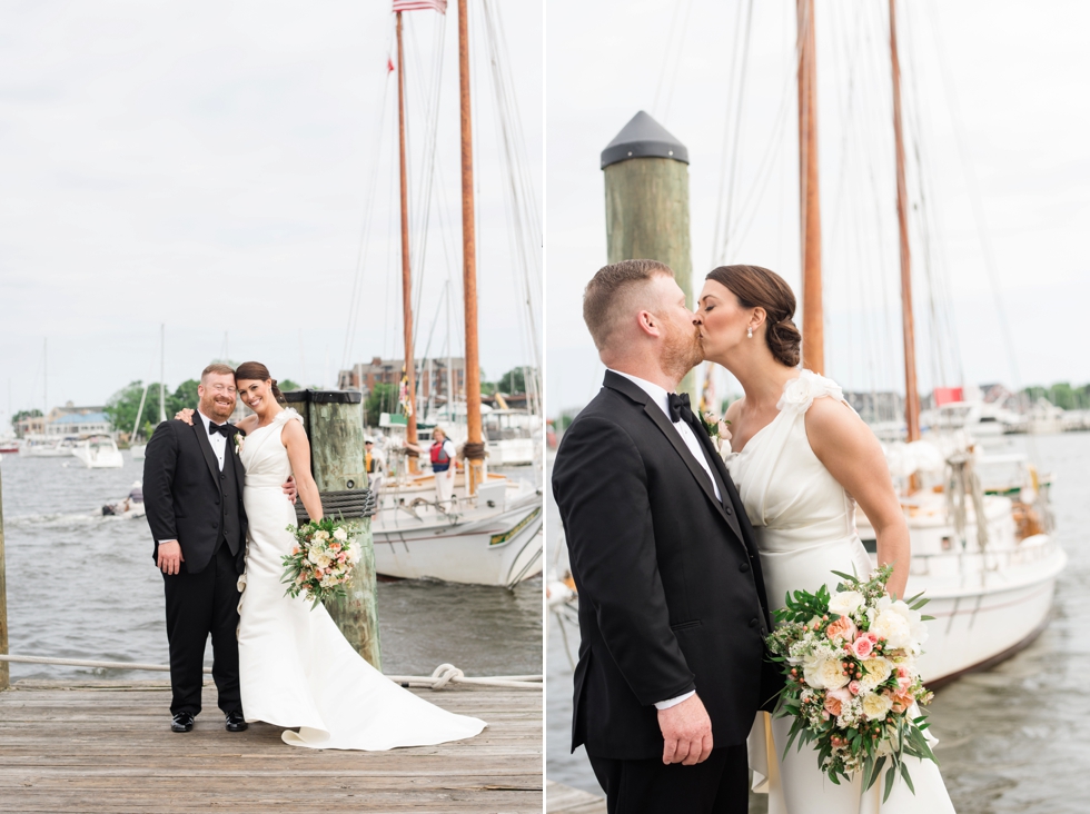 Annapolis City Dock Wedding Party - Philly Wedding Photographers