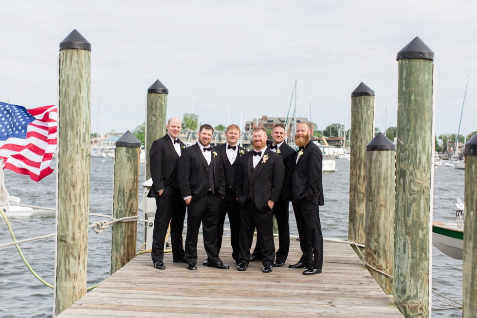 Annapolis City Dock Wedding Party - Philly Wedding Photographers