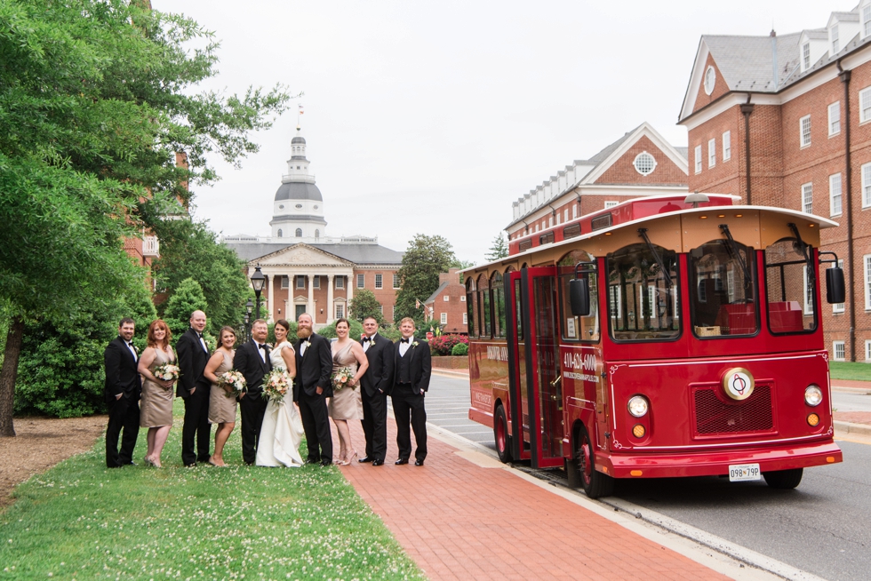 Annapolis State Capital Wedding Photos