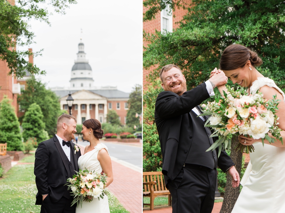 Annapolis State Capital Wedding Photos